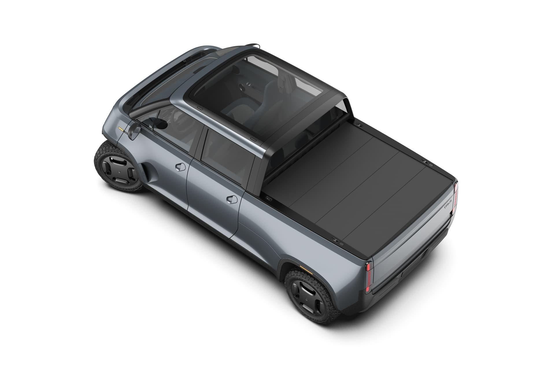 TELO truck with empty truck bed.